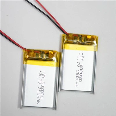 Litiumjonpolymerbatteri 3,7 V 250mah